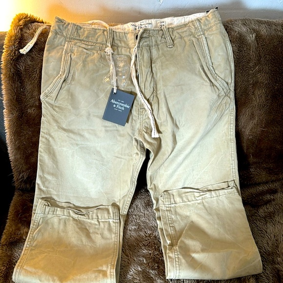 Brand new Aberconbrie &fitch khaki pants or chinos - Picture 1 of 4